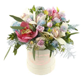 Flower arrangement Tenderness Title «CityFlowers Dubai» in Dubai»