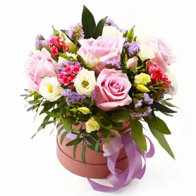 Flower аrrangement Pink Tone Title «CityFlowers Dubai» in Dubai»