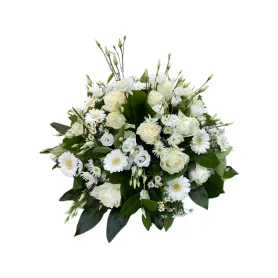 Flower ball white Title «CityFlowers Dubai» in Dubai»