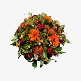 Flower ball orange Title «CityFlowers Dubai» in Dubai»