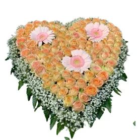 Сердце оранжевое Заголовок «CityFlowers Dubai» в Дубай»
